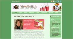 Desktop Screenshot of portionteller.com